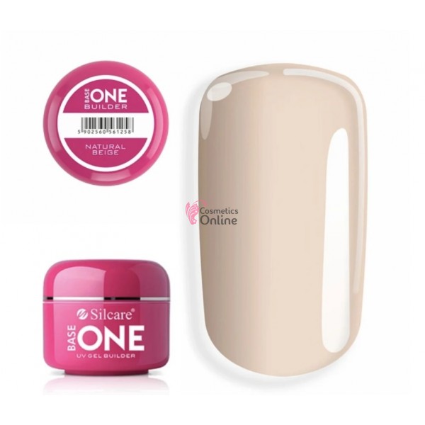 Gel UV Base One Silcare Natural Beige, de constructie, 50 ml